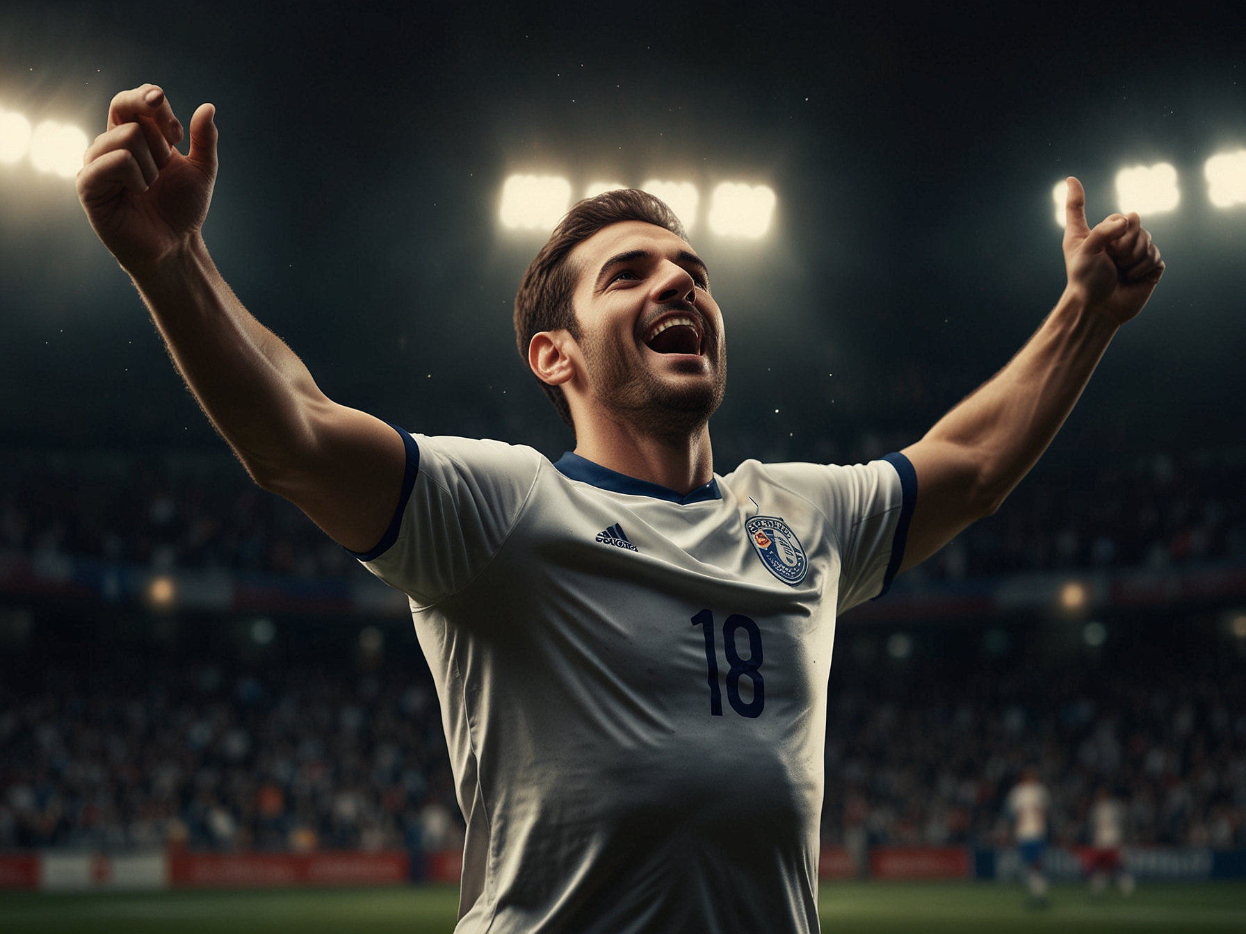 Betwinner welcome banner with athlete